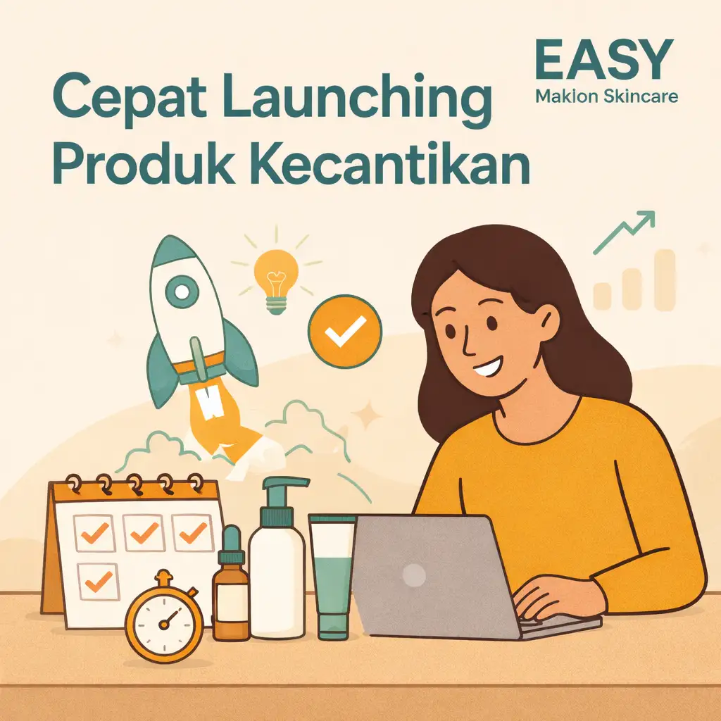 cepat launching produk kecantikan