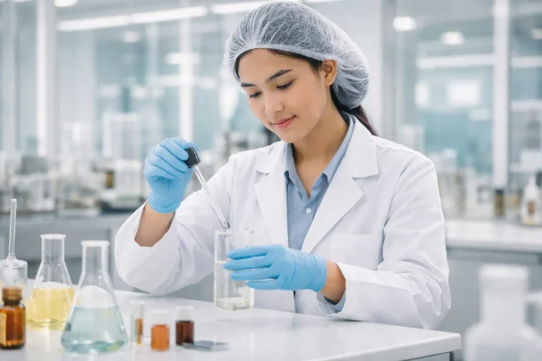uji stabilitas proses maklon skincare