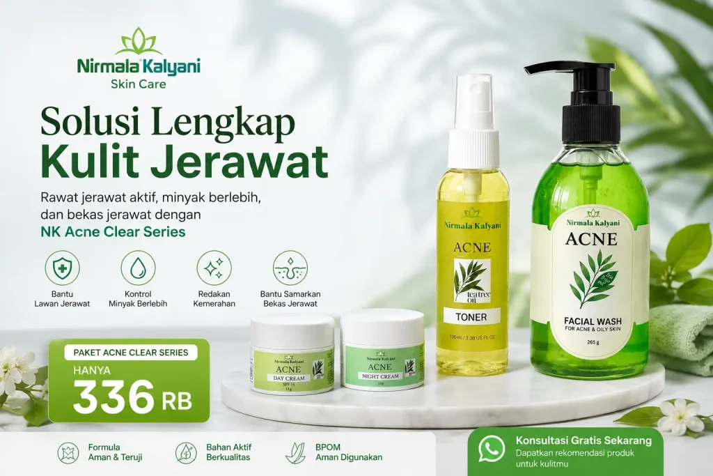 Paket Skincare Jerawat untuk Jerawat Aktif dan Bekas Jerawat